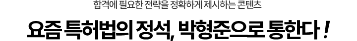 특허법의 정석 박형준