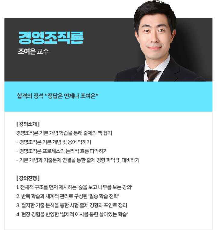 경영조직론 조여은